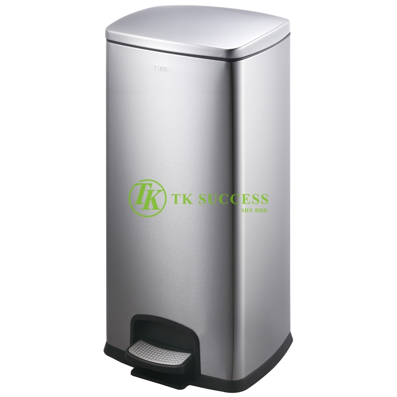 GNF Stainless Steel Square Pedal Bin 25L (Soft Close)