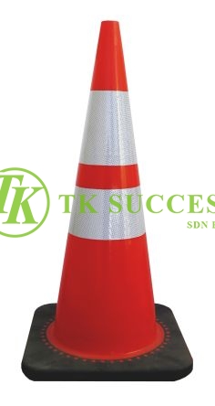 Traffic Cone 30 with Reflective Sticker (Heavy Duty)