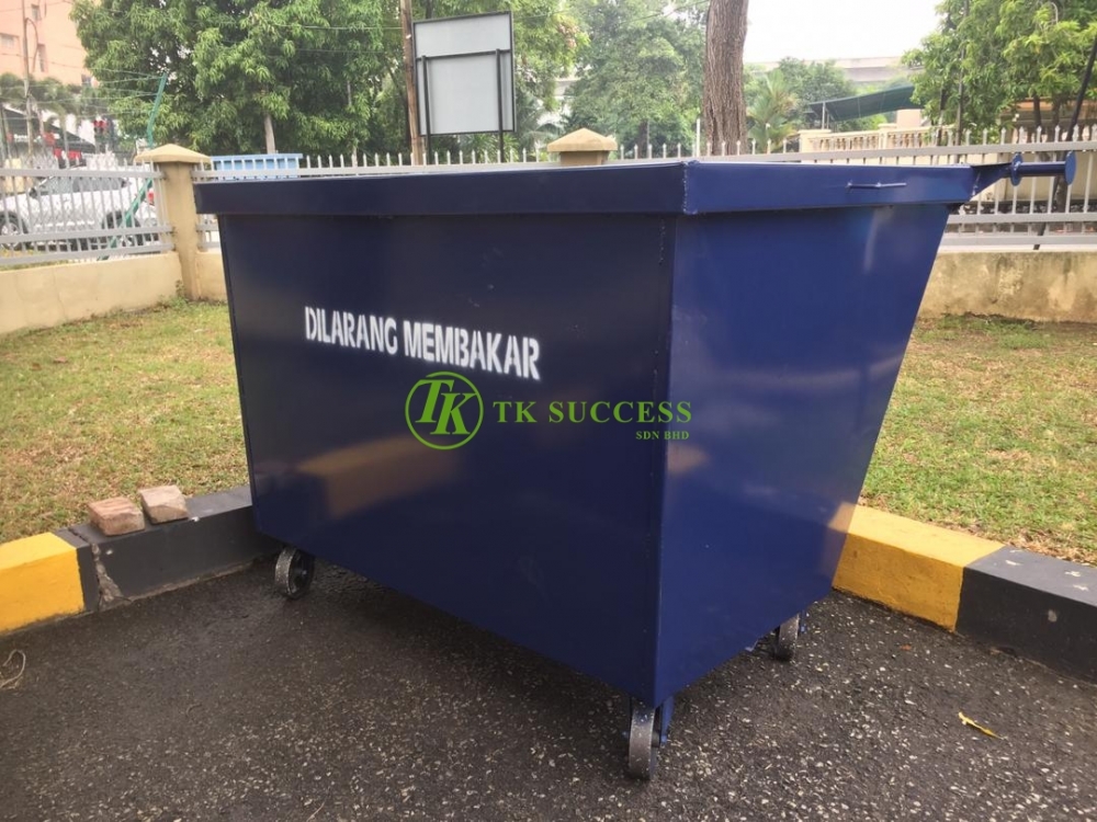 TOUGH-B Metal Leach Bin 1500L (Blue)