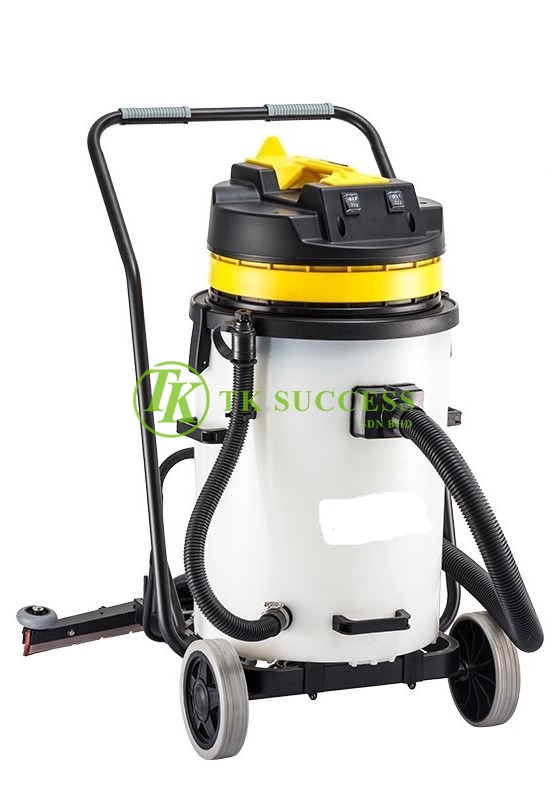 Kenju Wet & Dry Walk Behind Vacuum Cleaner 60L With Squeege (Twin Motor)