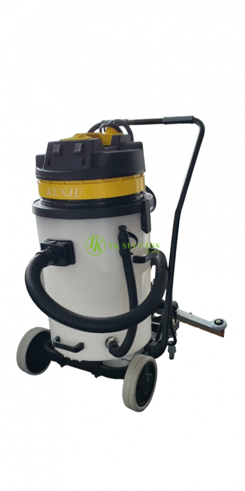 Kenju Wet & Dry Walk Behind Vacuum Cleaner With Squeege 60L (Twin Motor)