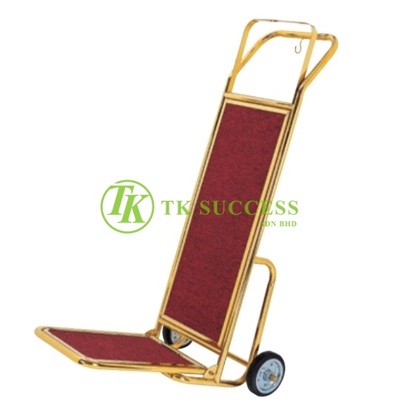 Gold Brass Bell Boy Trolley