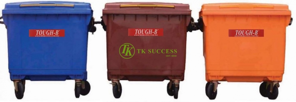 Recycle Mobile Garbage Bins 660 Litres