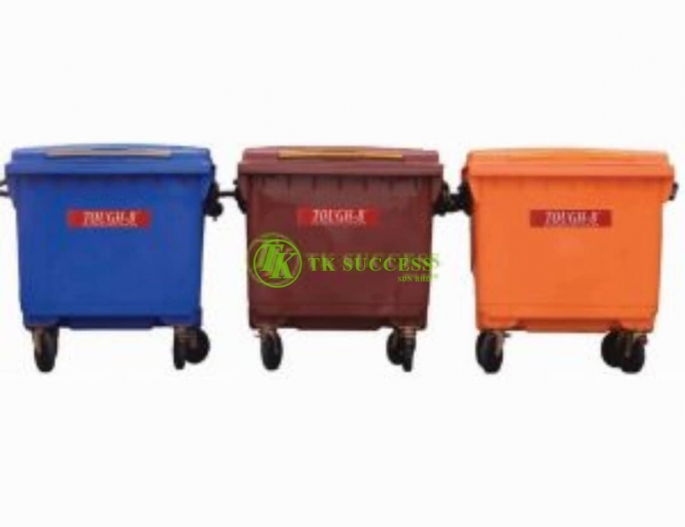 Recycle Mobile Garbage Bins 660 Litres