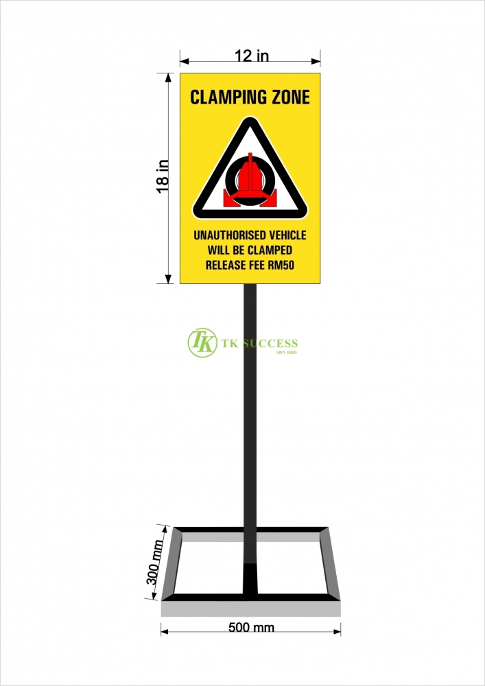 Custom Made Signage Stand (Heavy Duty)