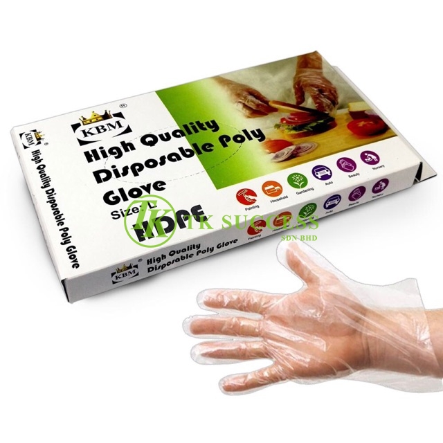 Disposable Poly Glove (Food Grade)