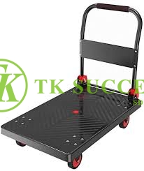 Platform Trolley 150kg PVC (Heavy Duty) (Black / Green)