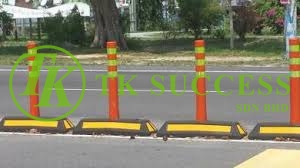 Traffic Lane Block Flexible Pole