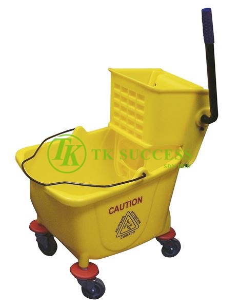 Anders Single Wringer Mop Bucket 26L Side Press