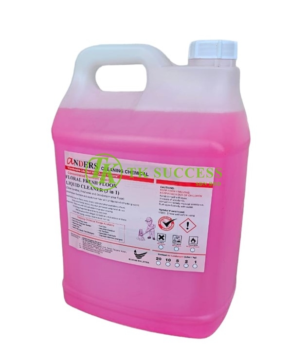 Anders Floral Fresh Floor Cleaner (Disinfectant, Deodorizer & Cleaner)