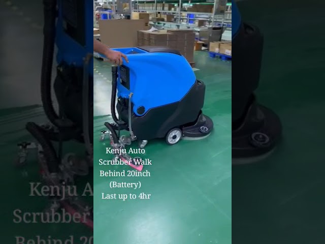 Kenju Auto Scrubber Walk Behind 20inch (Battery) Last up to 4hr)