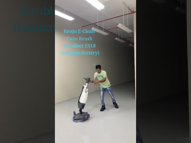 Kenju E-Clean Twin Brush Scrubber ES18 (Lithium Battery))